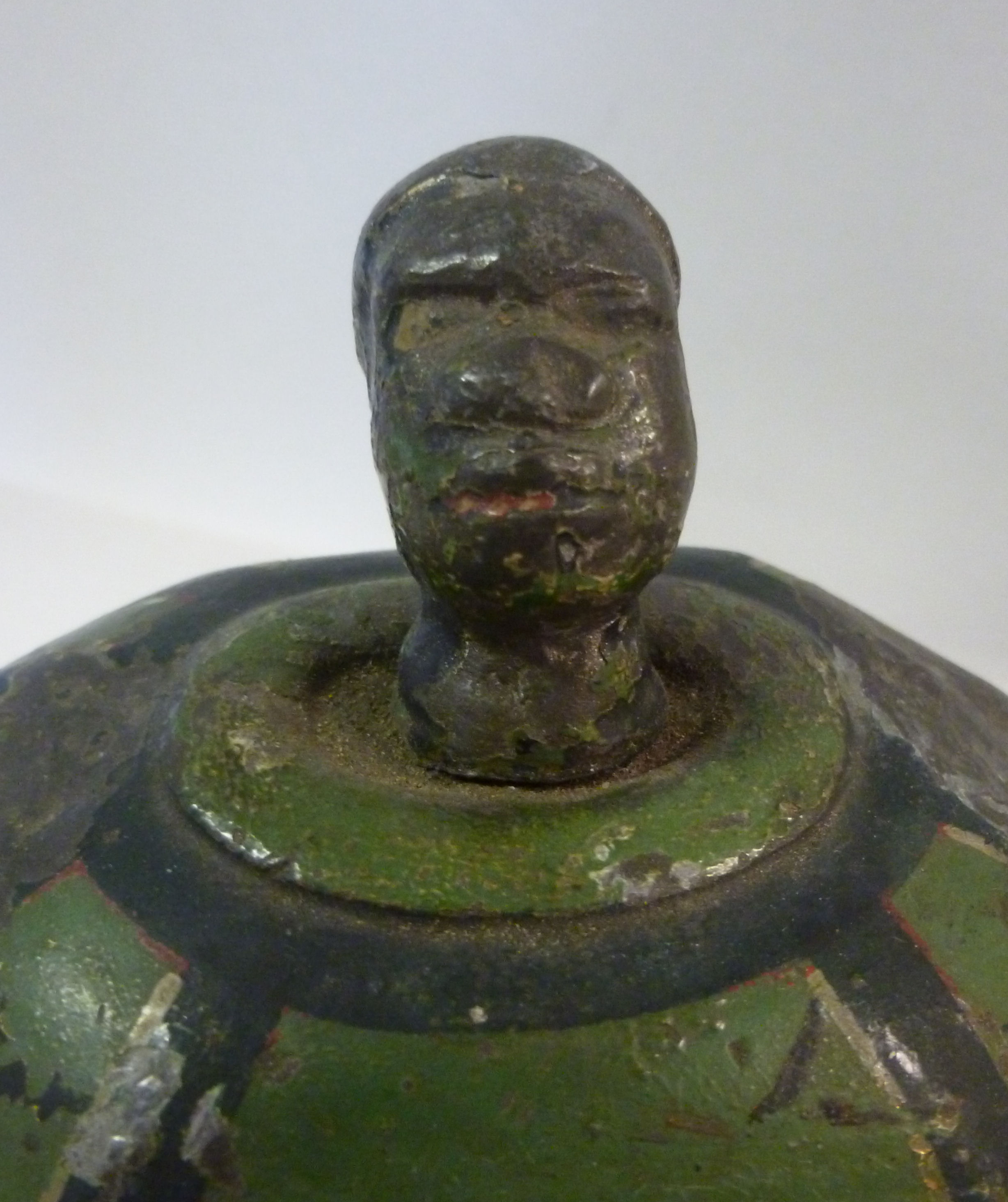 A late 18thC/ early 19thC cast and paint - Image 3 of 4