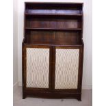 An early 19thC and later mahogany cabine