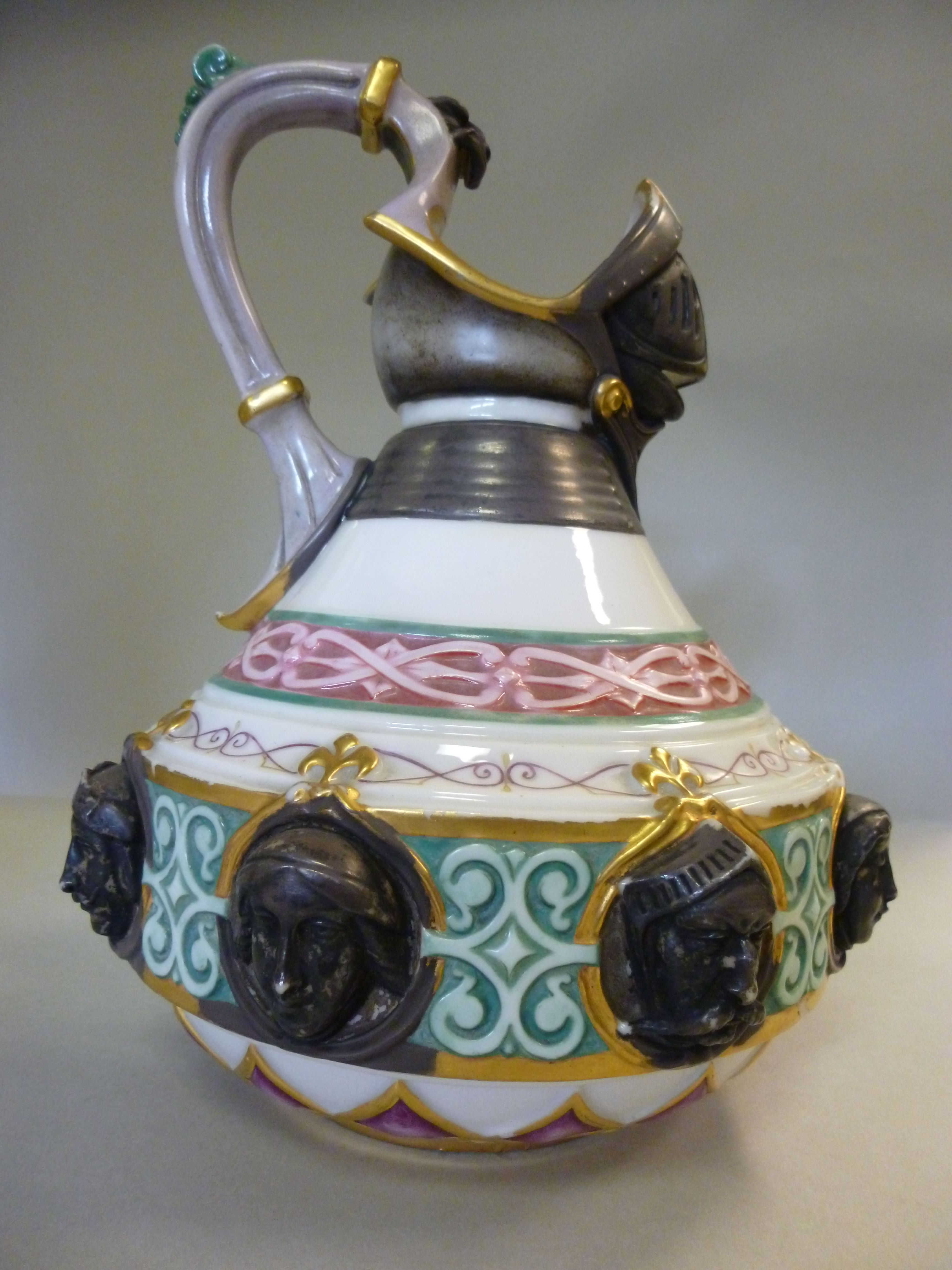 A Worcester Kerr & Binns porcelain 'helm - Image 3 of 6