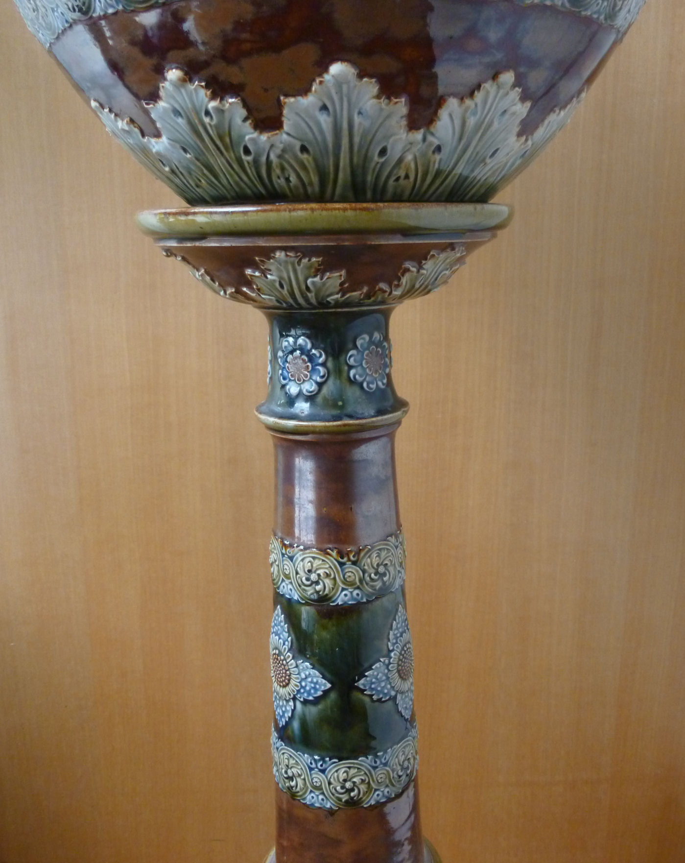 A Royal Doulton stoneware jardiniere of - Image 3 of 6