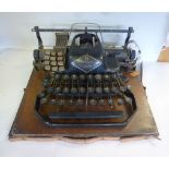 A Blickensderfer No.8 typewriter, in an