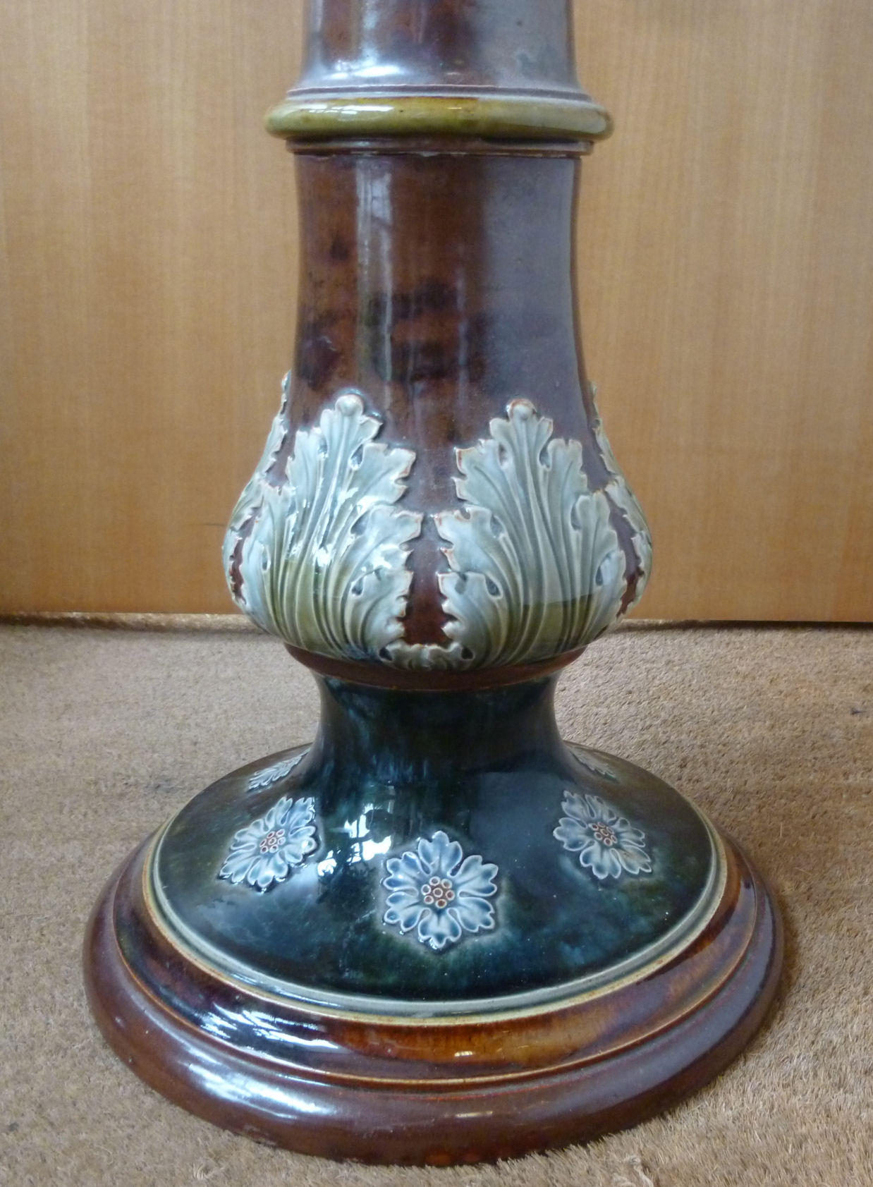 A Royal Doulton stoneware jardiniere of - Image 4 of 6