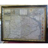 A late 17thC John Speed coloured county