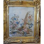 A late Victorian needlework tapestry, de