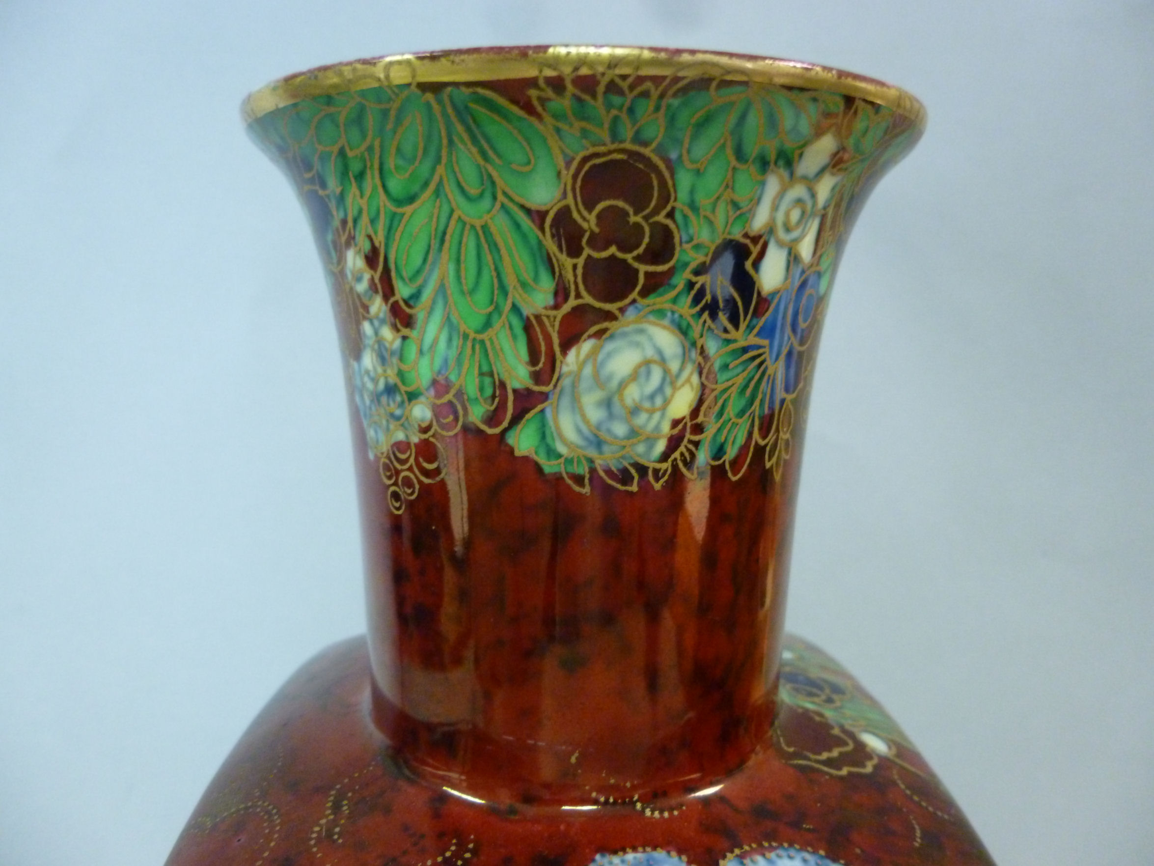 A Wilton Ware lustre glazed china, shoul - Image 5 of 5