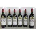 Six bottles of Chateau Bel Orme 1998 St Lewin de Cadourne en Medoc red Bordeaux