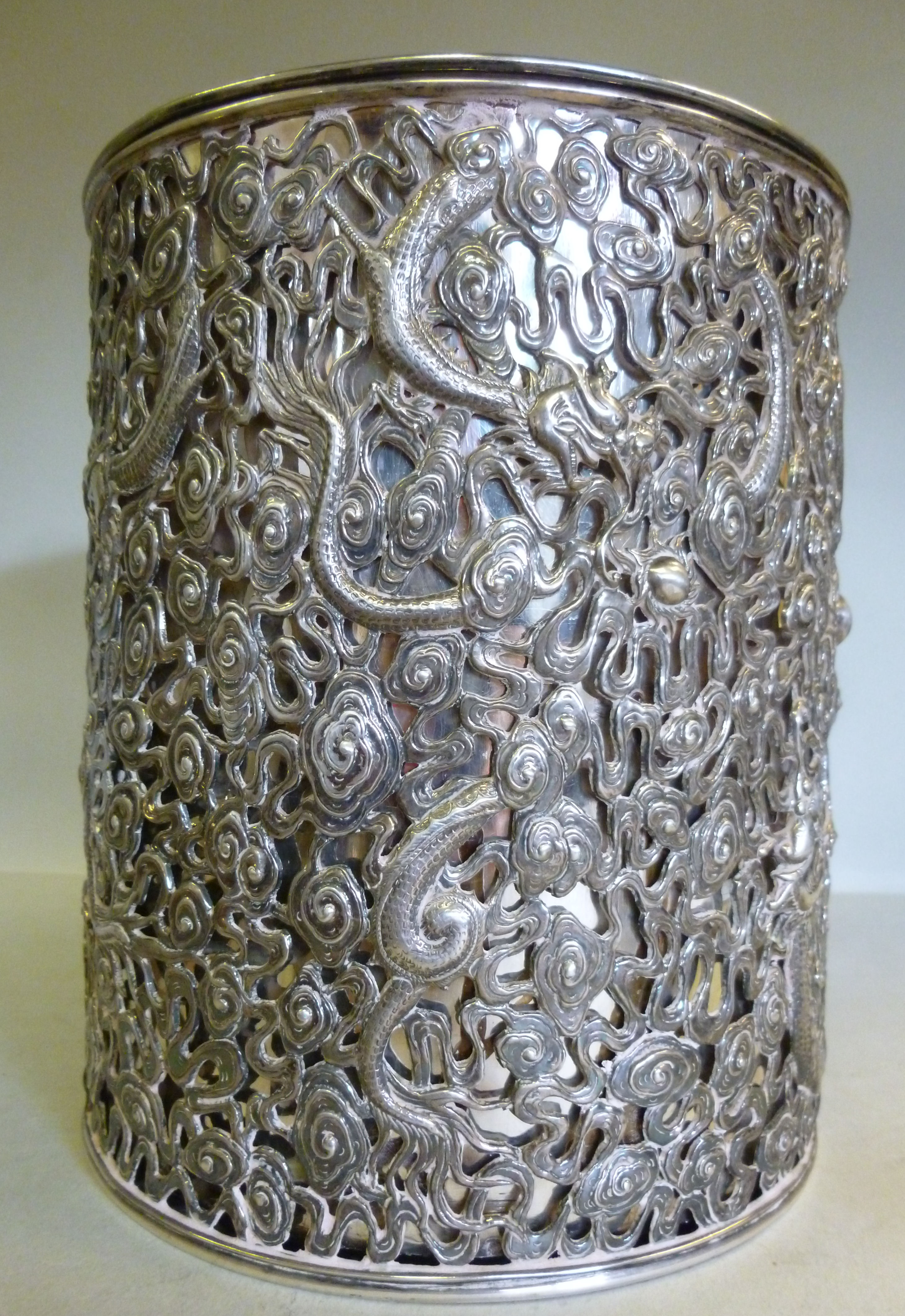 An early 20thC Wang Hing Chinese silver