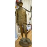 After Delanglade - a cast gilt bronze st