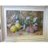 W Hough - a still life study, soft fruit