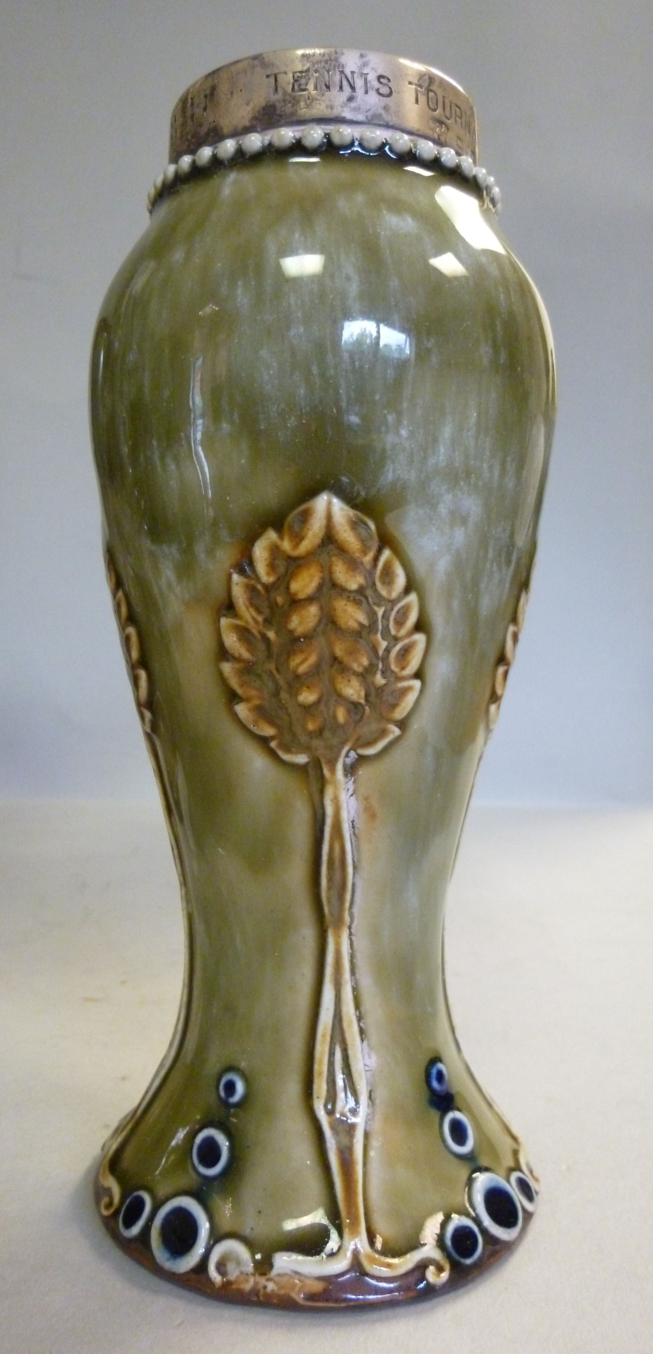 A Royal Doulton Art Nouveau green, brown - Image 4 of 5