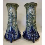 A pair of late Victorian Doulton Lambeth