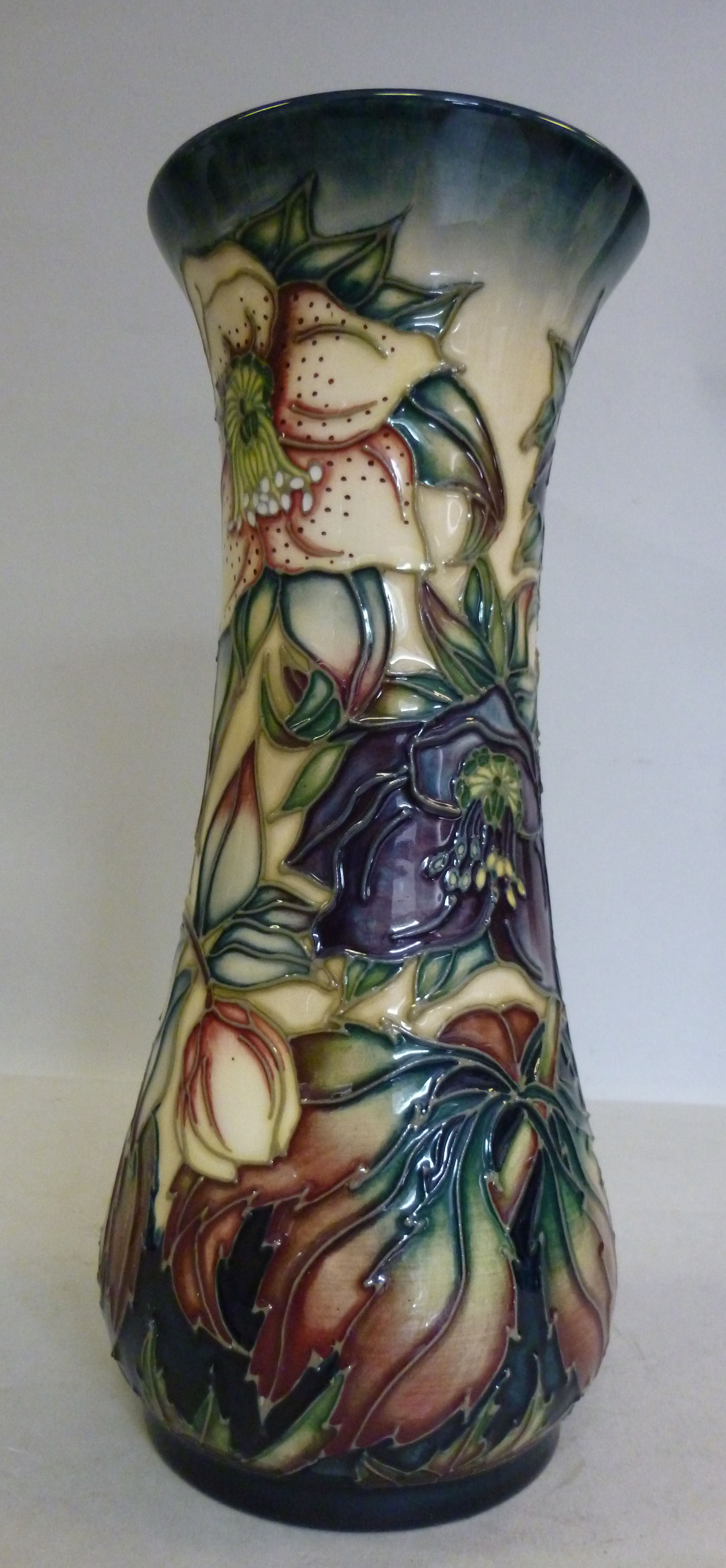 A Moorcroft pottery vase of waisted, bul - Image 2 of 4
