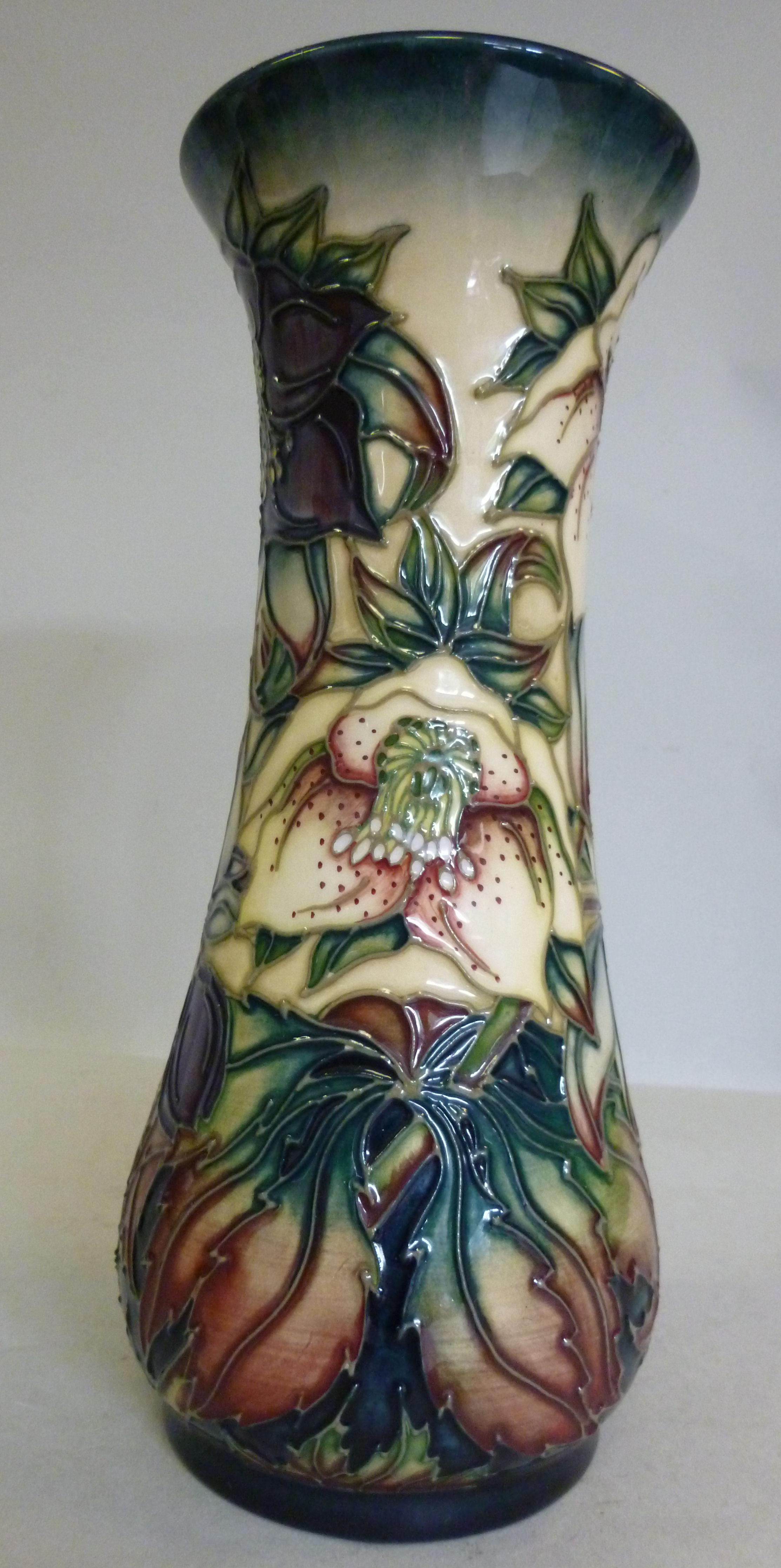 A Moorcroft pottery vase of waisted, bul