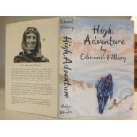 Book: 'High Adventure' an account of his