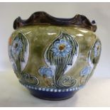 A Royal Doulton stoneware jardiniere of