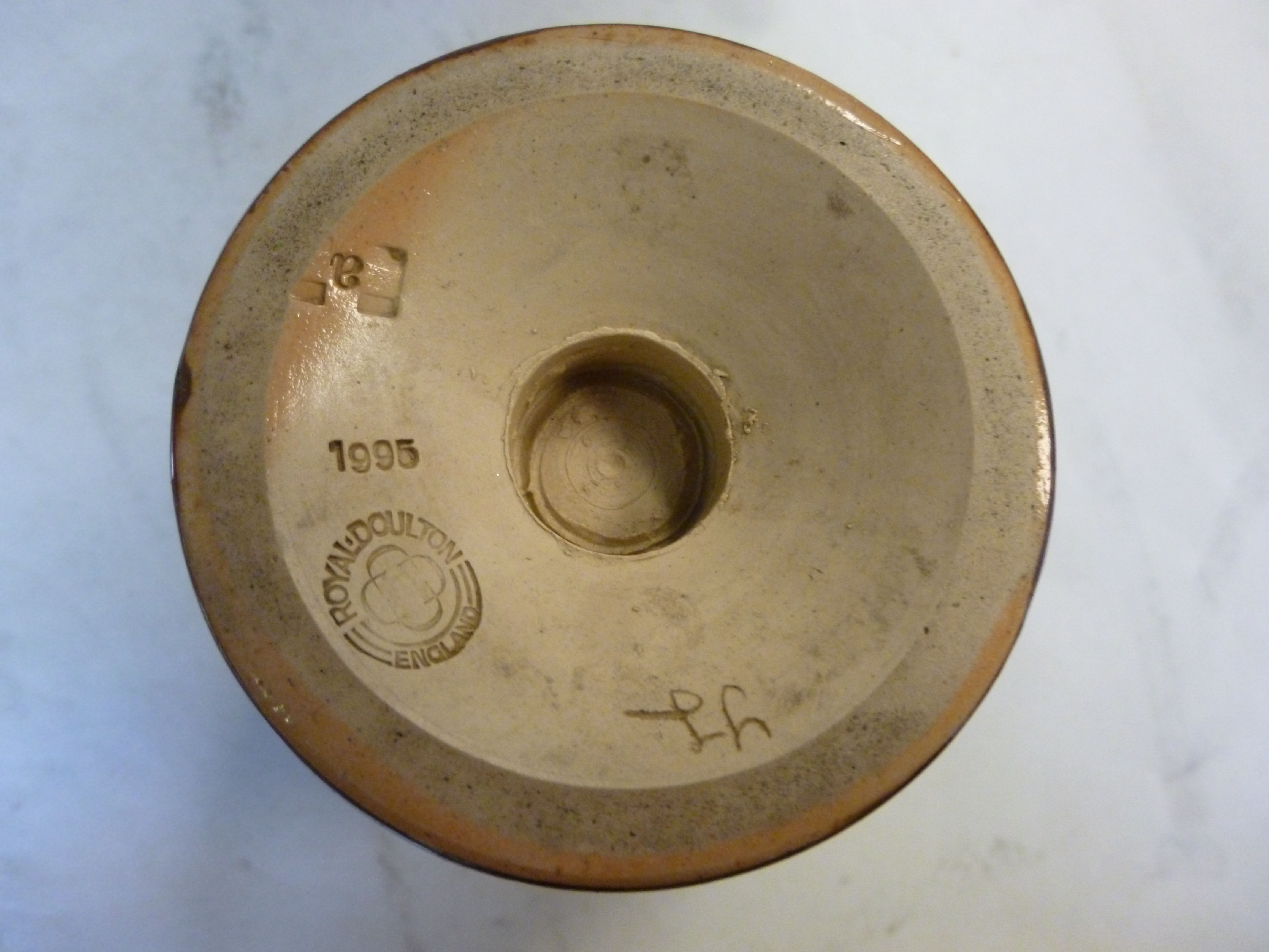 A Royal Doulton stoneware vase of ovoid - Image 4 of 4