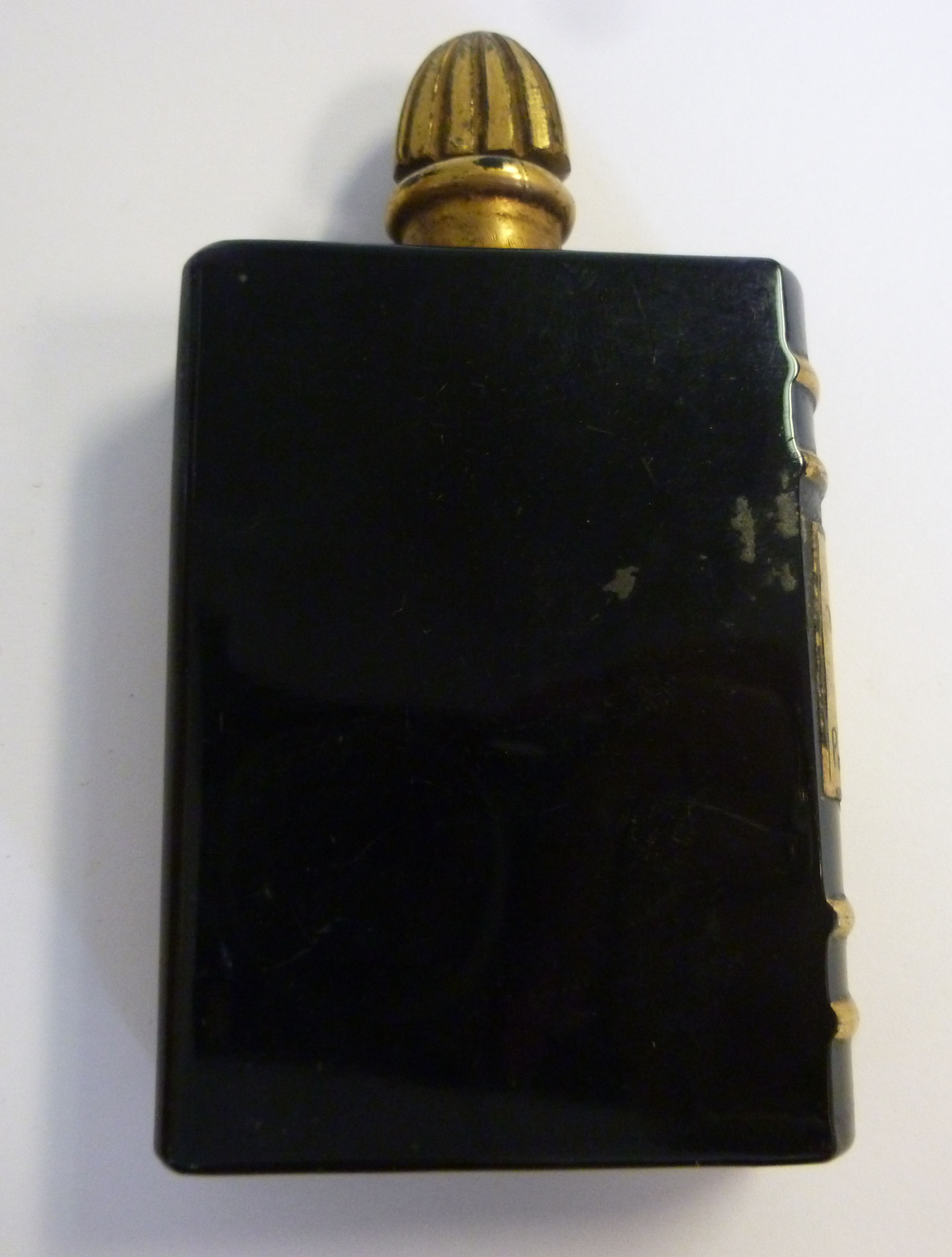 An early 20thC gilded, moulded opaque bl - Image 2 of 5