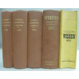 Books: five editions of 'Wisden's Cricke