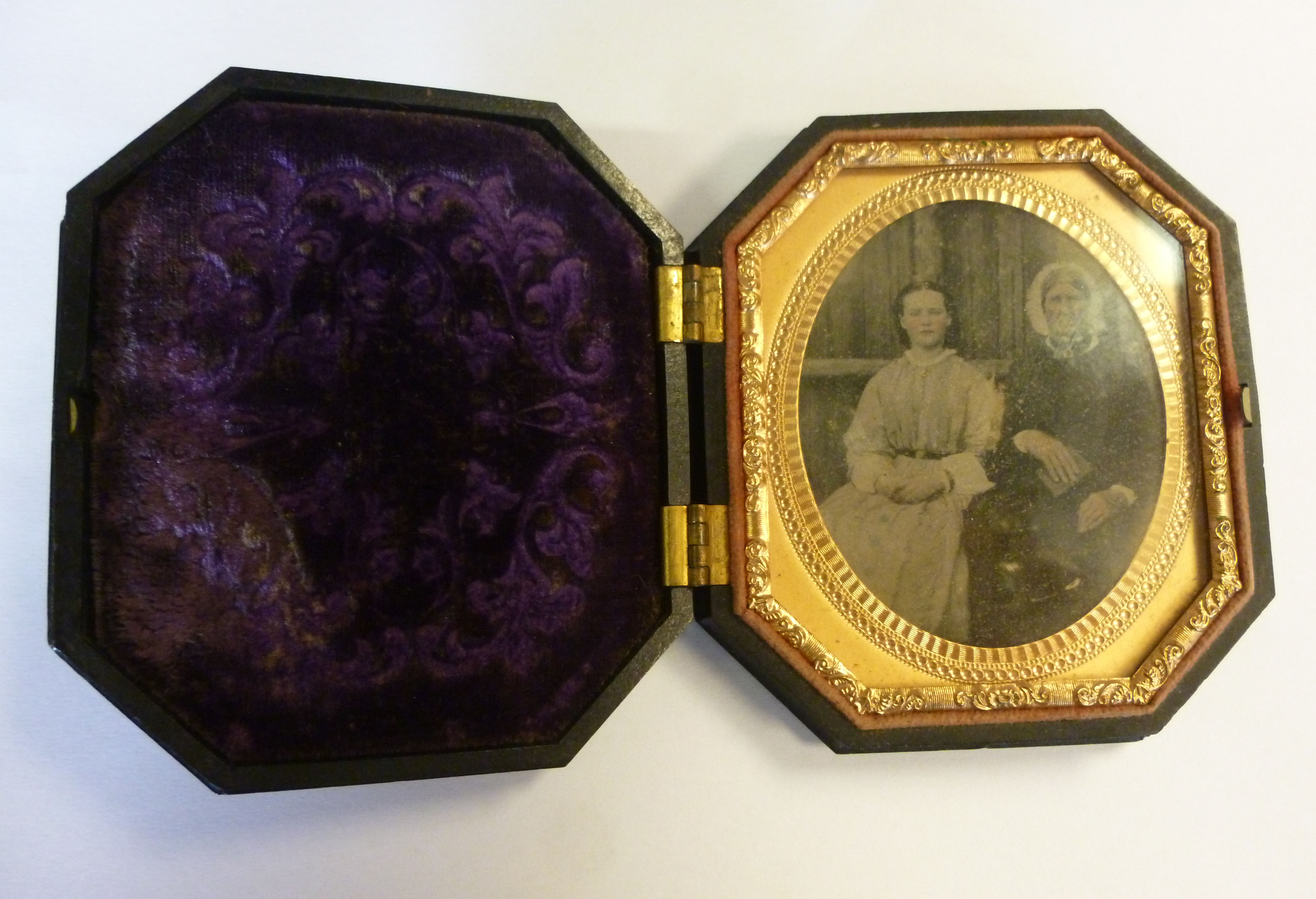 A late Victorian daguerreotype, set in a