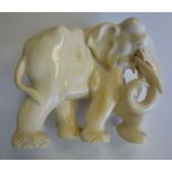 A late 19th/early 20thC carved ivory mod