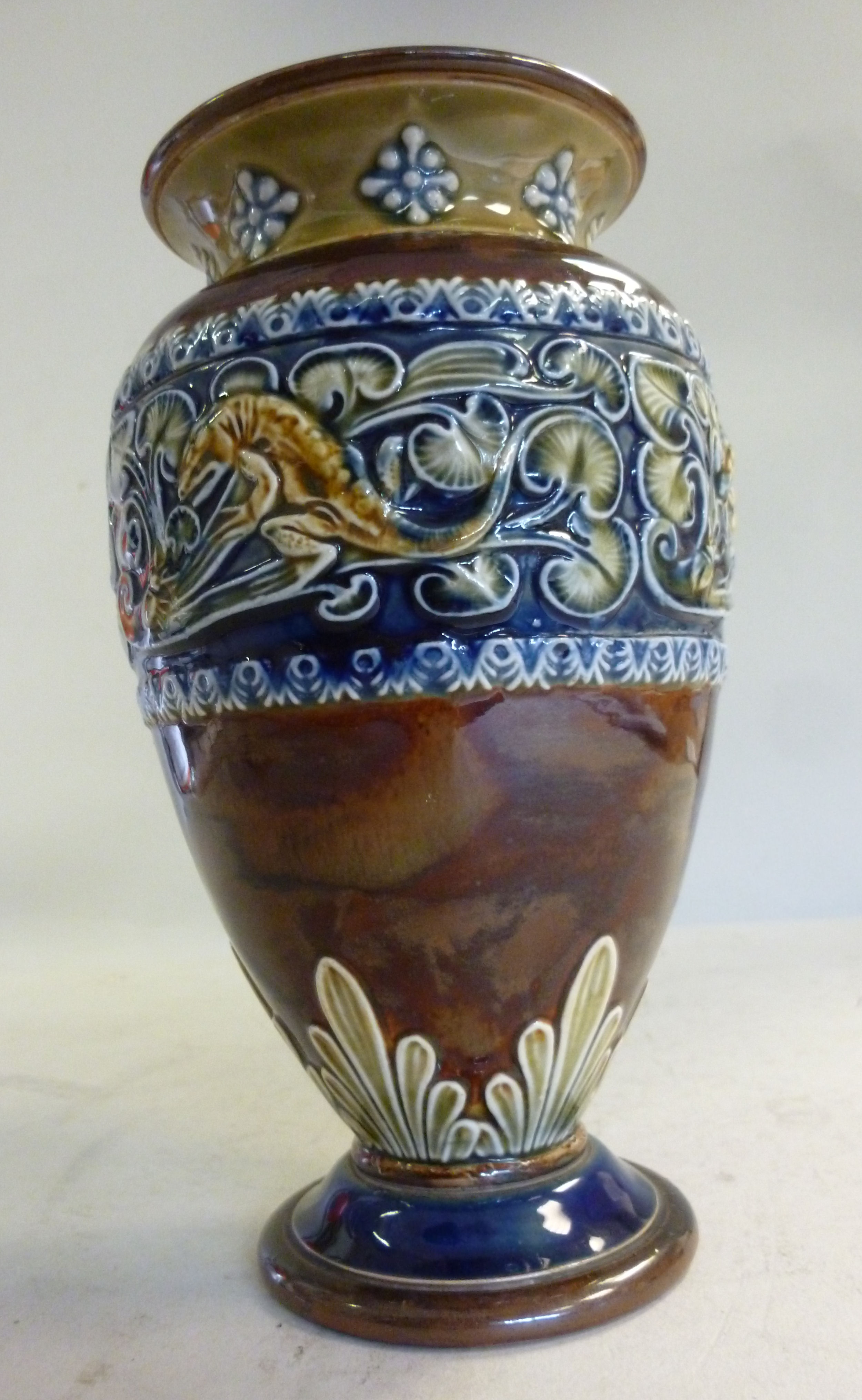 A Royal Doulton stoneware vase of ovoid - Image 2 of 4