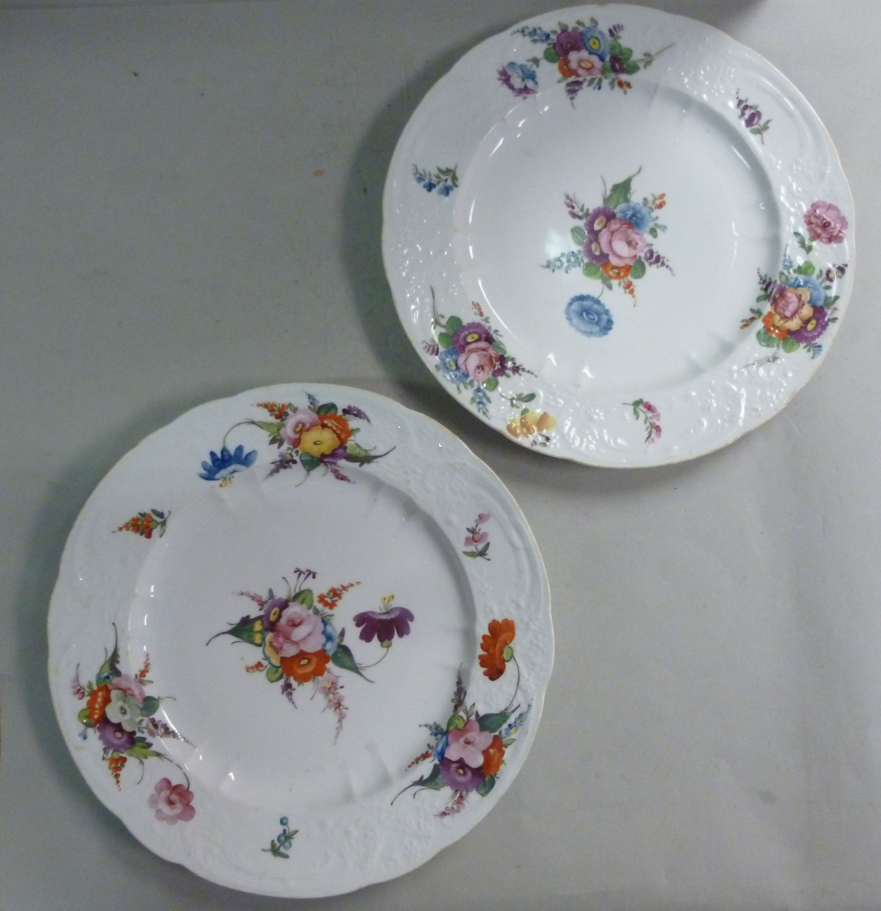 A pair of early 19thC English porcelain