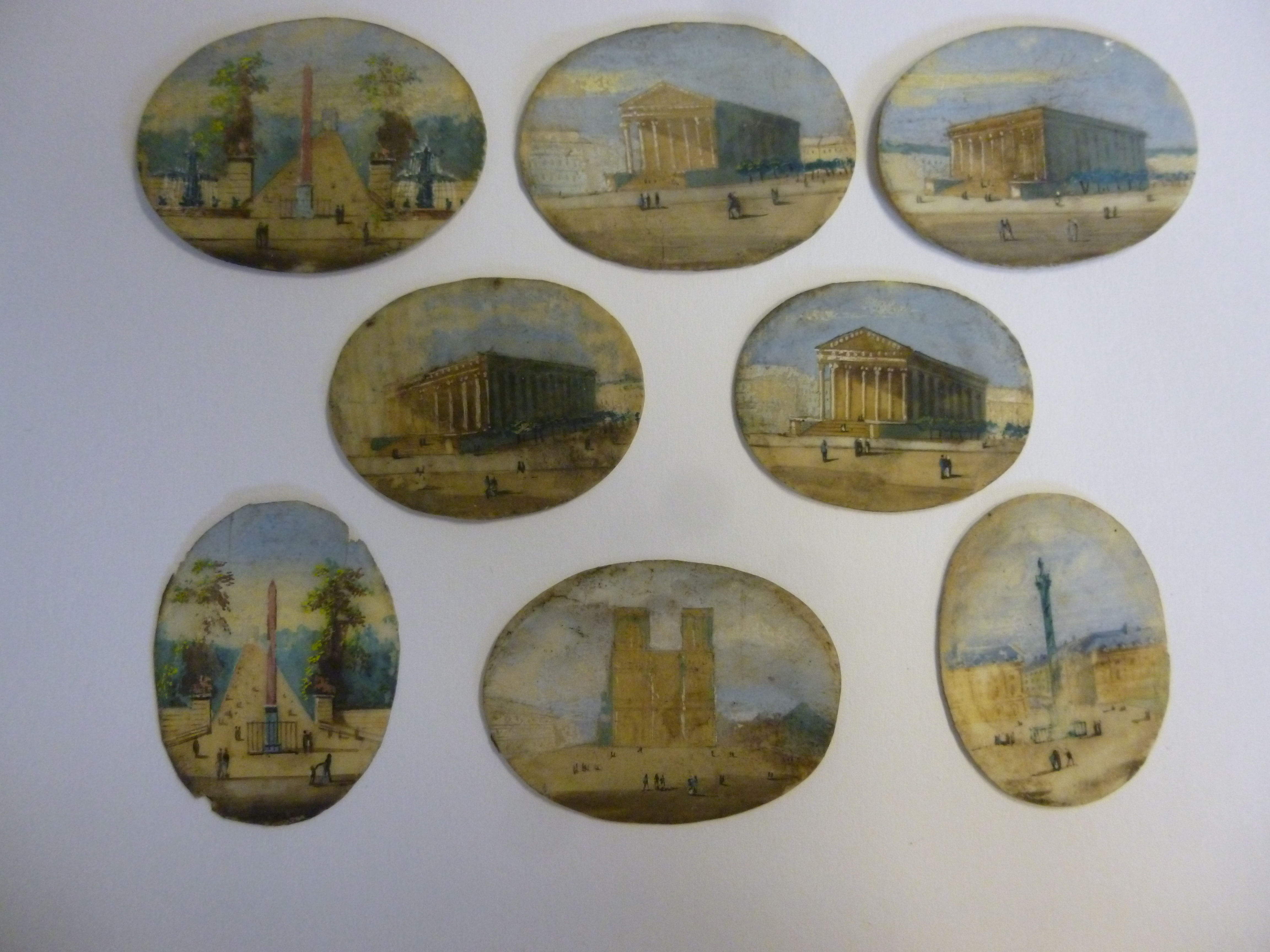 A series of eight late 19thC 'Grand Tour