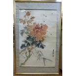 Mid 20thC Chinese School - a flowering b