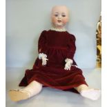 An Armand Marseille bisque head doll, im