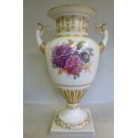 An early 20thC KPM Berlin porcelain vase