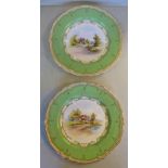 A set of six 1930s Royal Worcester china