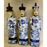 A series of three late 19thC Chinese por