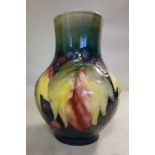 A Moorcroft pottery vase of bulbous form