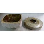 A Ruth Duckworth stone pottery bowl  app