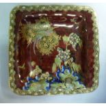 An early 20thC Carlton Ware gilded red l