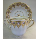 A late 18thC New Hall porcelain, wavy ed