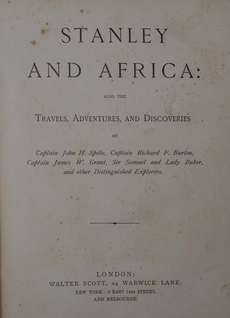 No Author StatedSTANLEY AND AFRICASTANLEY AND AFRICA: Also the Travels, Adventures, and - Image 3 of 4