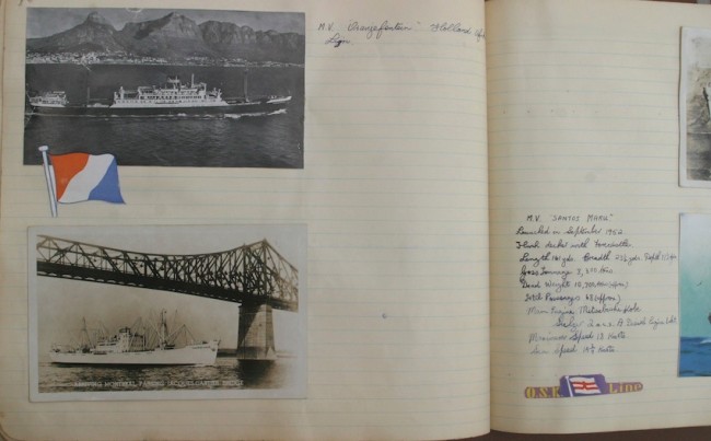 Union Castle Line et al.Postcard Album. Collection of Shipping Postcards c1901 to 1960A "Kalamazoo - Image 3 of 4