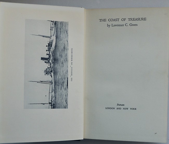 Lawrence C. GreenTHE COAST OF TREASURE - 1ST. EDITION OF LAWRENCE GREEN'S FIRST BOOKAn unusually - Image 3 of 3