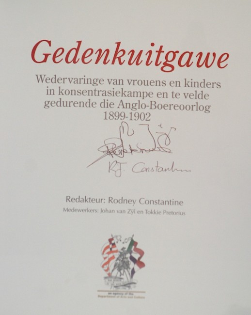 Rodney Constantine (ed), Van Zyl, J, Pretorius, T.Gedenkuitgawe. Wedervarings van Vroue en Kinders - Image 2 of 4