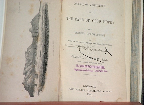 Bunbury, Charles J. F.Journal of a Residence at the Cape of Good Hope (1848)Journal of a Residence - Image 2 of 4