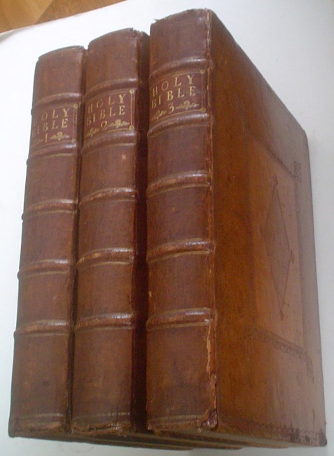 KING JAMES BIBLE. THE HOLY BIBLE.FIRST ROYAL QUARTO EDITION. Two volumes bound into three with - Image 4 of 4