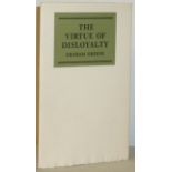 Graham Greene The Virtue of DisloyaltyFirst edition, privately printed in an edition of 300 for