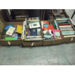 A collection of books, various subjects,