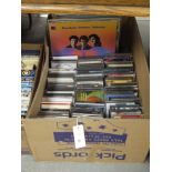 A large collection of CD's and LP record