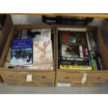 A collection of books, WWII and other mi