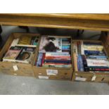 A collection of books, mainly WWII and a