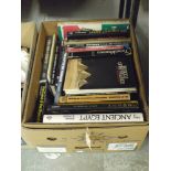 A collection of large format books, subj