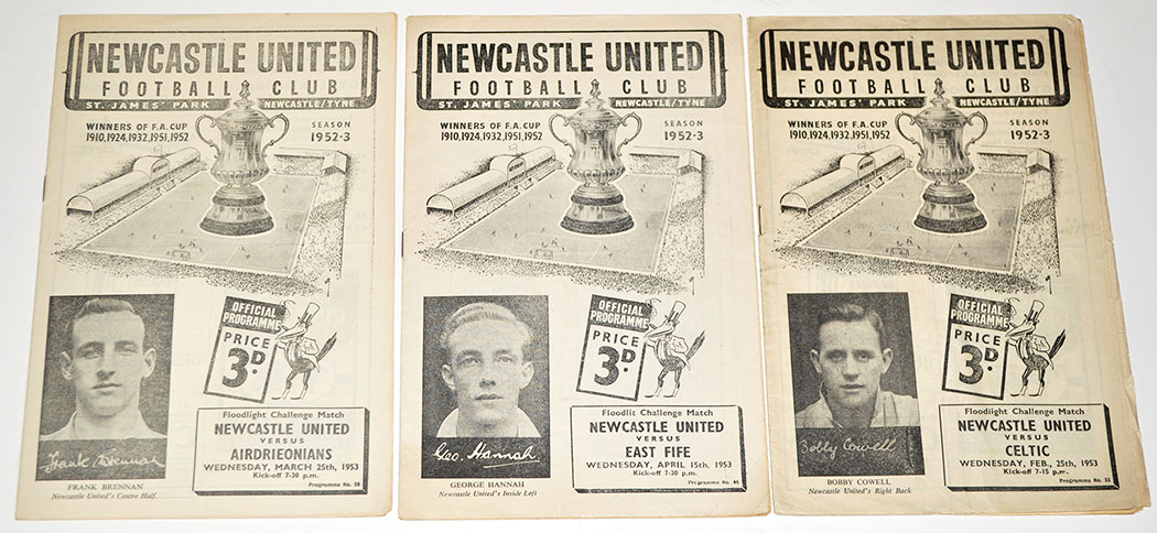 Three Newcastle United Friendly Fixture