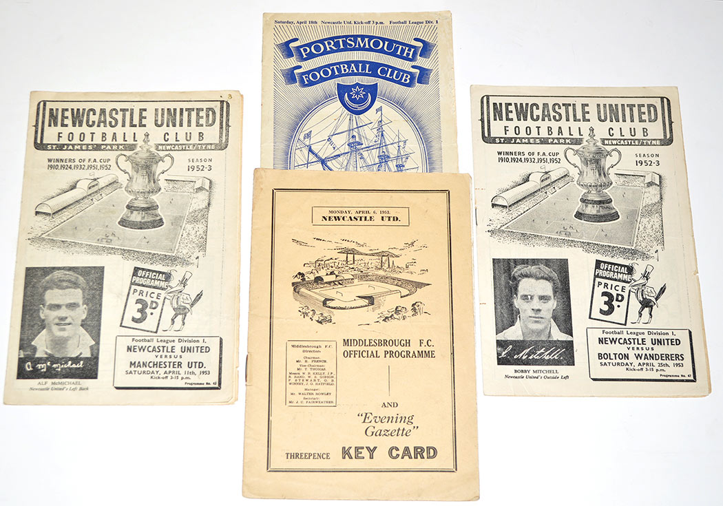 Newcastle United 1952-53 Season Fixture